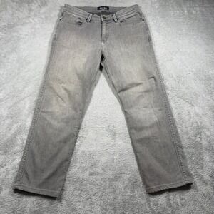 DU/ER L2X Slim Fit Jeans Mens 33x32 (Measures 34x27) Gray Performance Denim